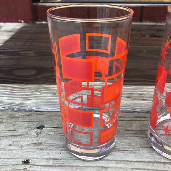Mid century modern starburst circle square glasses - Picture 6 of 8